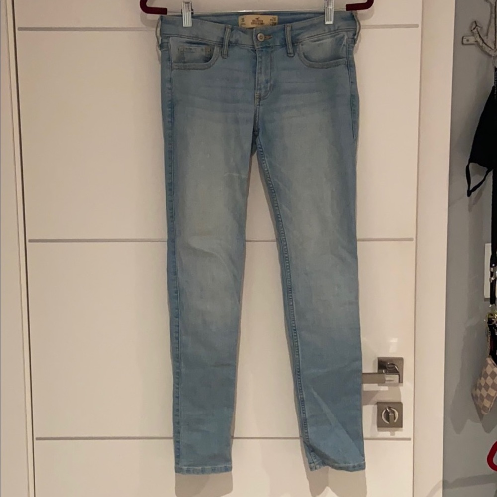 light blue jeans